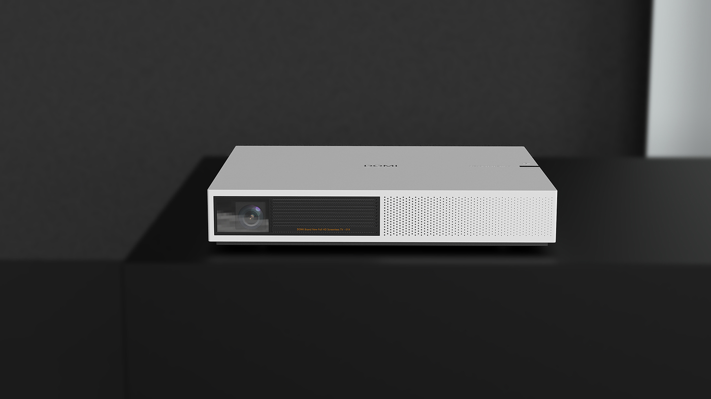 Projector，Intelligent hardware，Minimalist，modern，Sense of science and technology，