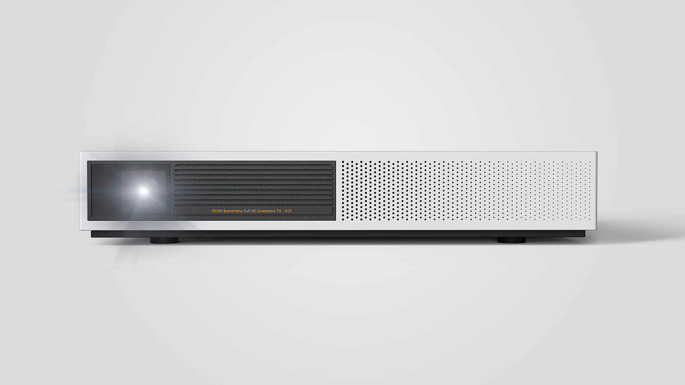 Projector，Intelligent hardware，Minimalist，modern，Sense of science and technology，