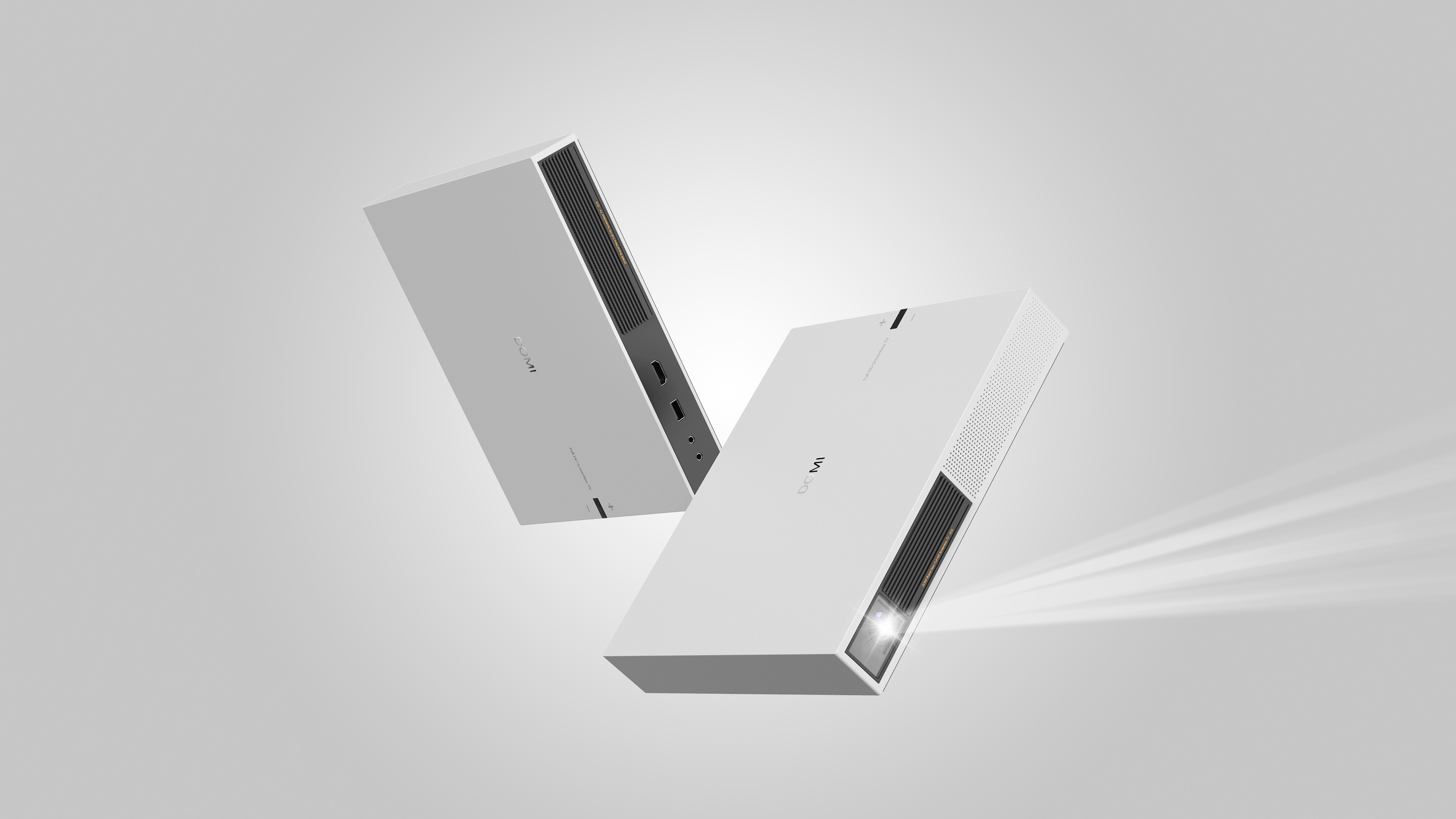 Projector，Intelligent hardware，Minimalist，modern，Sense of science and technology，