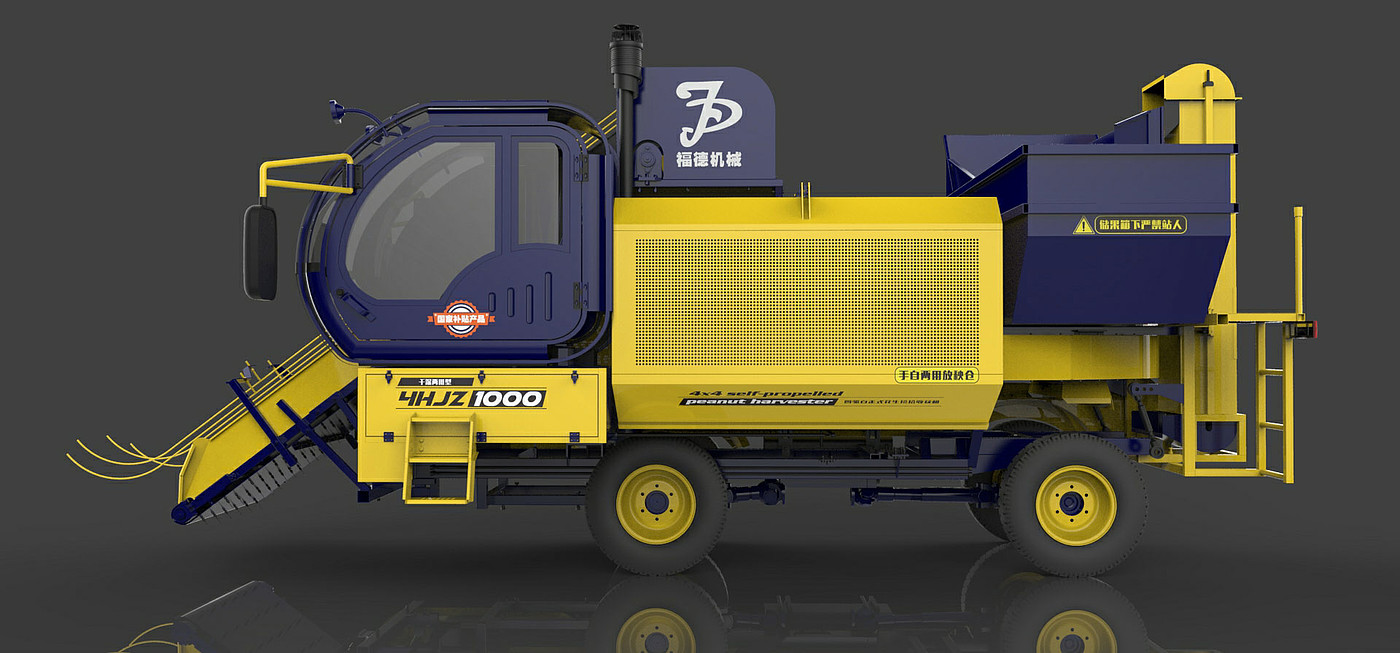 industrial design，construction machinery，Coating design，Decal design，Color matching，