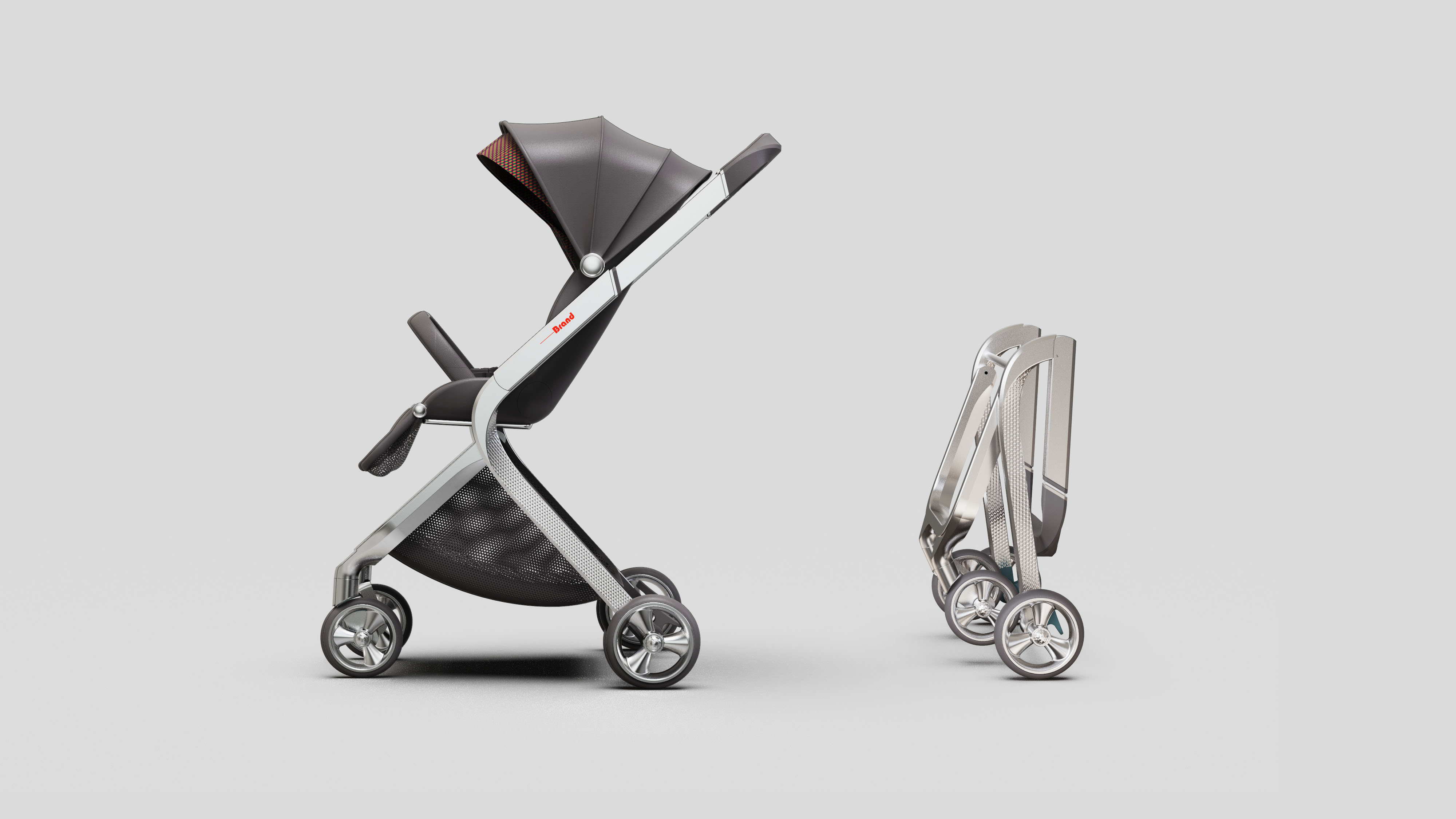 Stroller design, mother and baby，Safety seat，industrial design，Baby stroller，Good boy，Children's products，