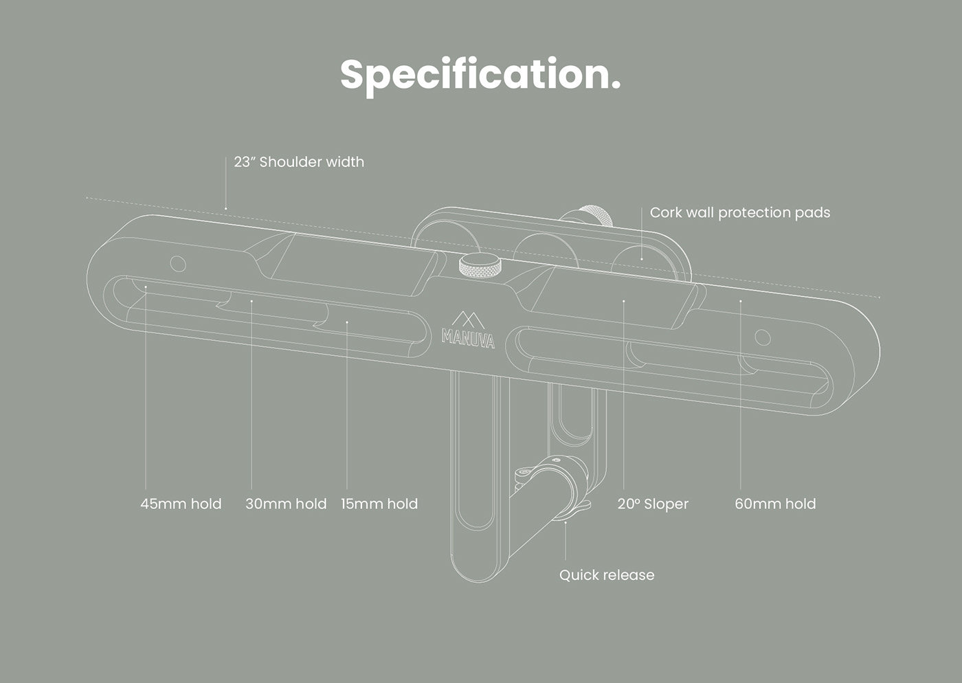 Suspension plate，Rock Climbing，Render，cmf，