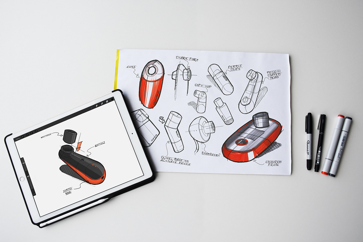 Spirometer，Simplicity，esthetics，emotion，