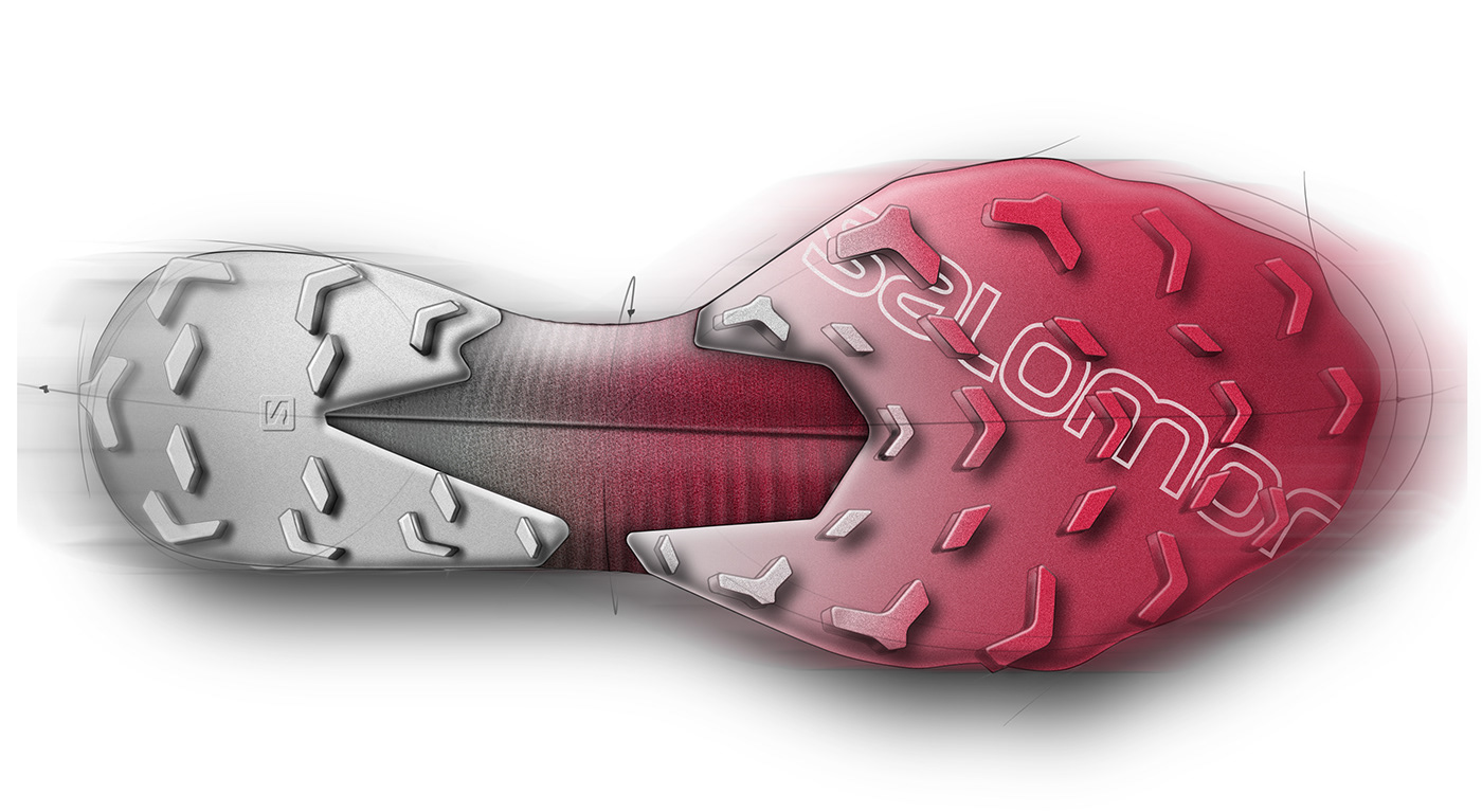 Hand drawn，gym shoes，