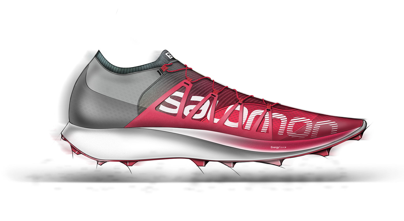 Hand drawn，gym shoes，