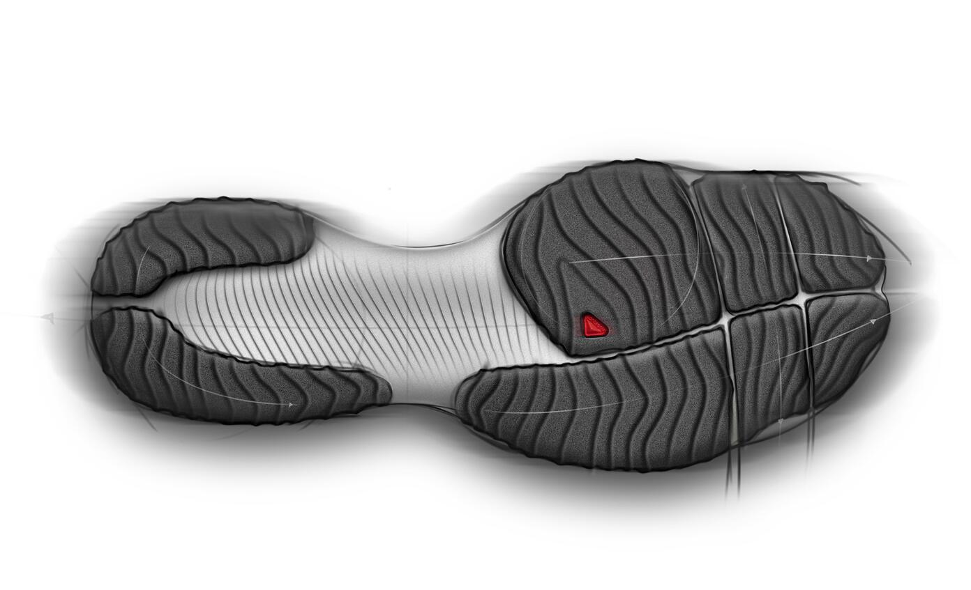 Hand drawn，gym shoes，