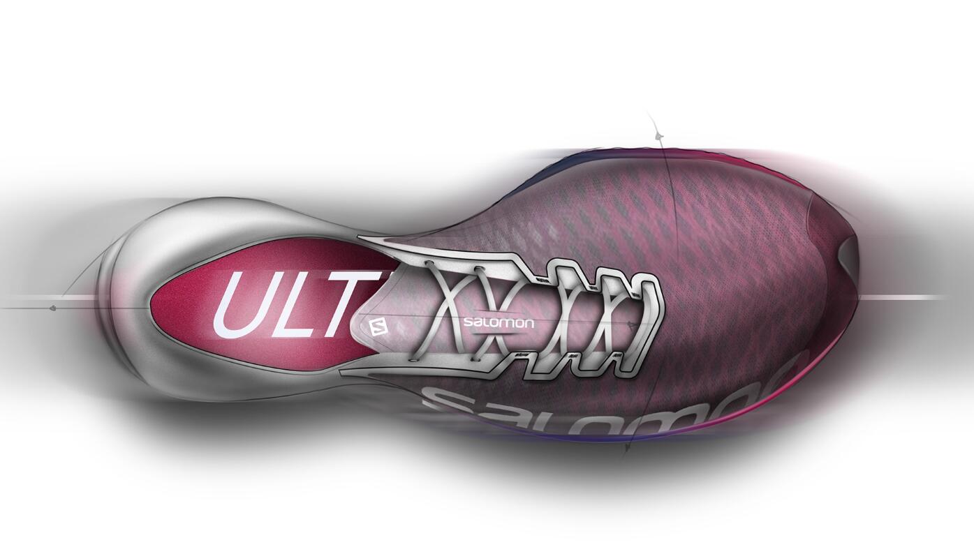 Hand drawn，gym shoes，