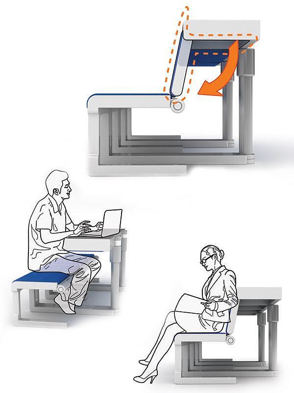 Adjustable，Airport seat，Design drawings，convenient，