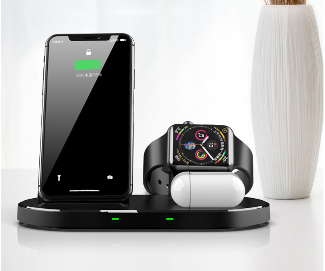 Three in one wireless charging，Wireless charging，multi-function，