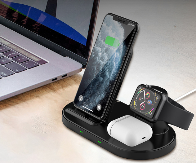 Three in one wireless charging，Wireless charging，multi-function，
