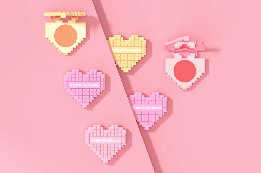 Eye shadow，Building blocks，love，Beauty makeup，Japan and South Korea，online retailers，