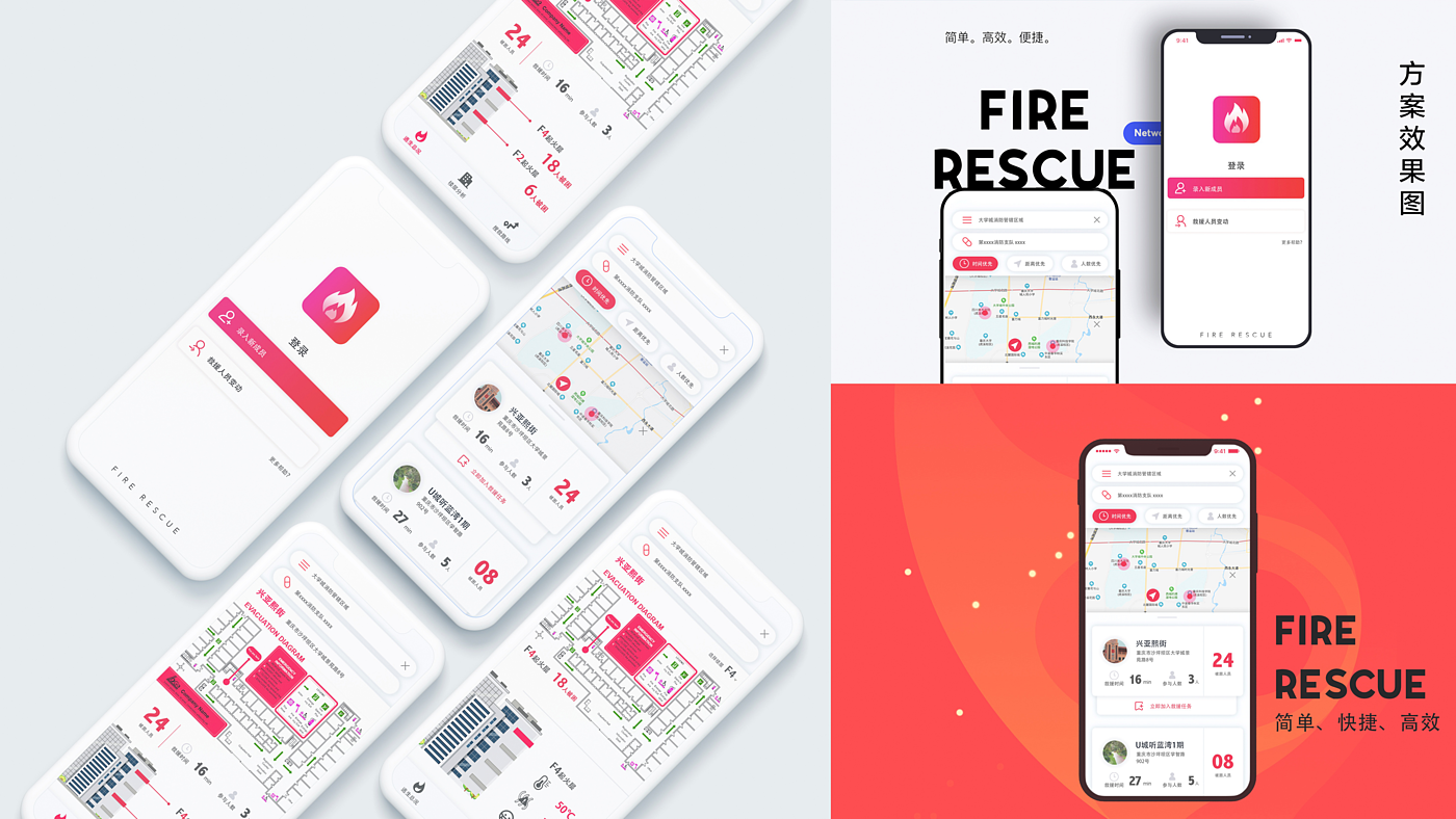 Fire self rescue equipment in public places，