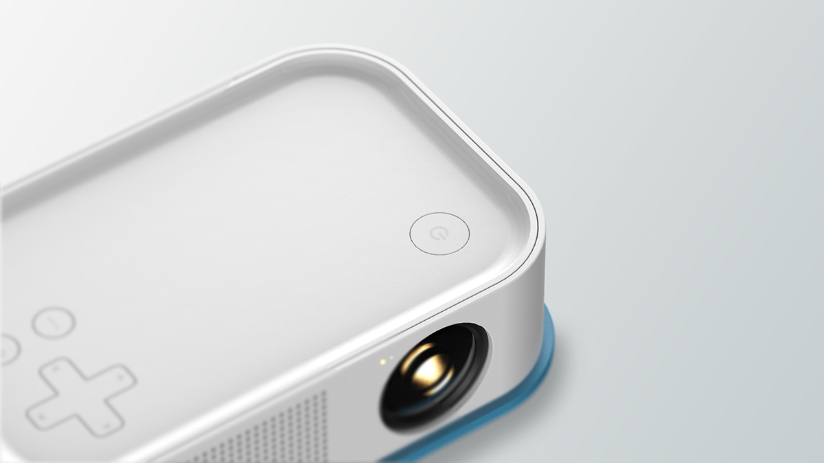 Lunch box，Projector，conceptual design，packing，whole，