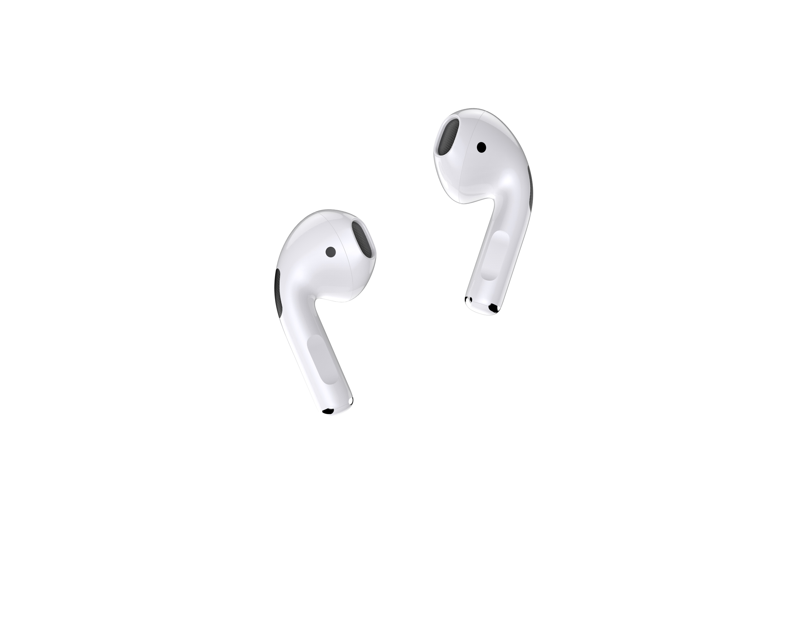 Bluetooth headset，Apple headset，Electronics，Render，Design，