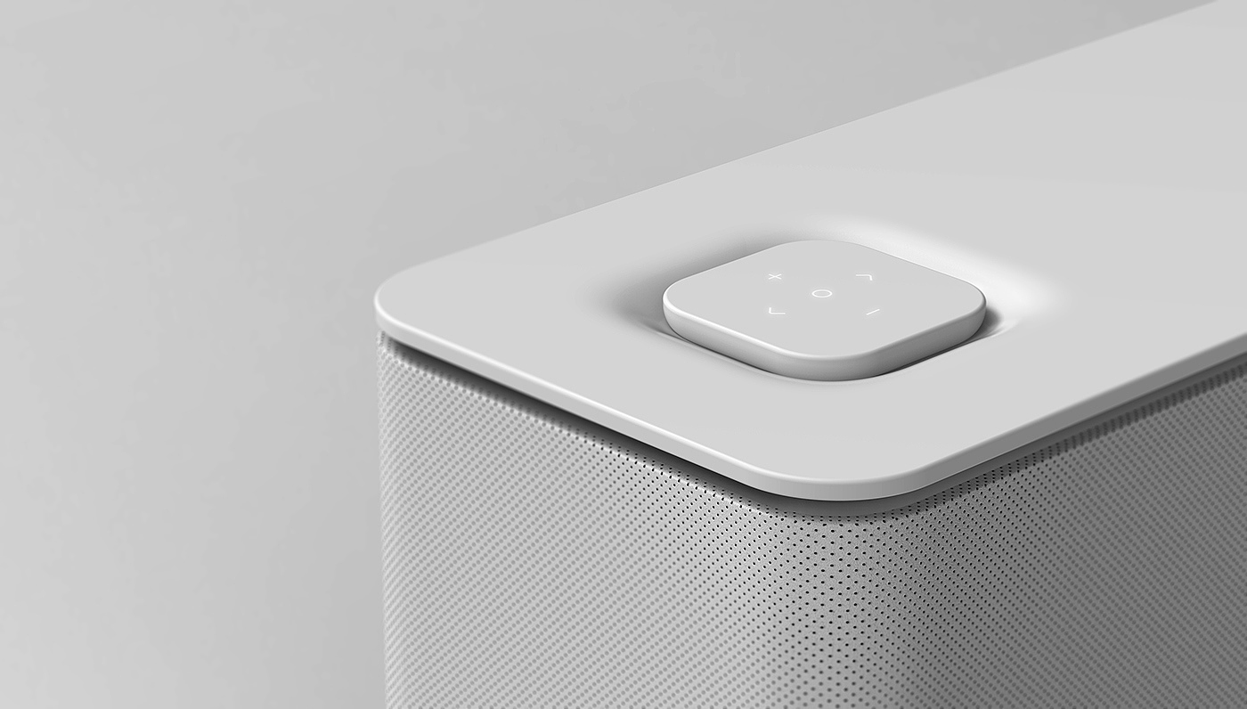 Simplicity，loudspeaker box，conceptual design，Wireless Bluetooth，