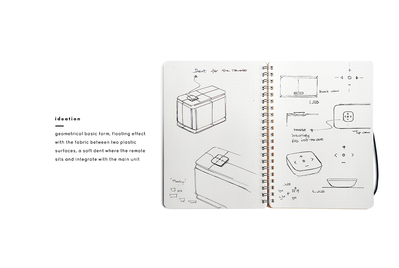 Simplicity，loudspeaker box，conceptual design，Wireless Bluetooth，