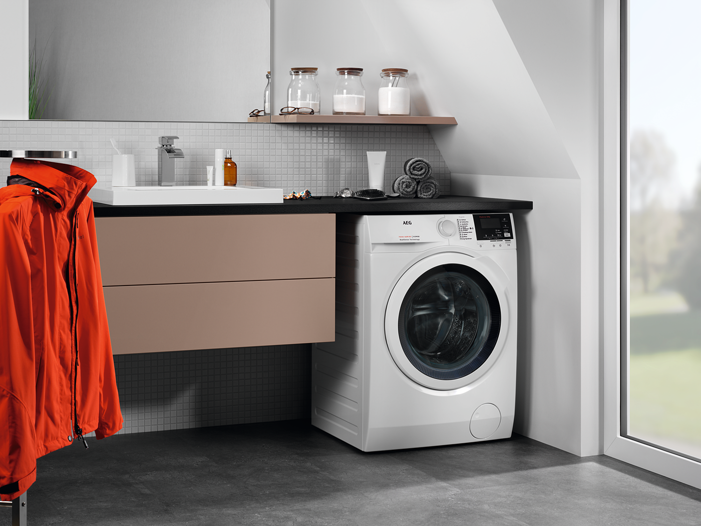 AEG，Washing machine，household electrical appliances，an electric appliance，Import，