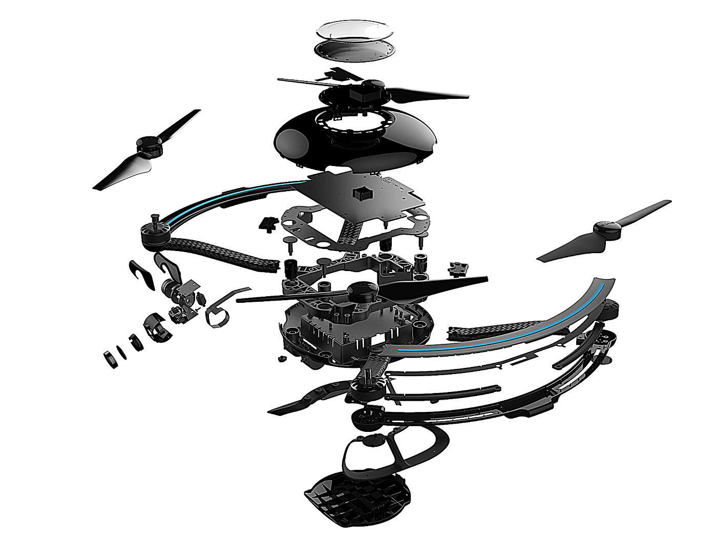 inspiration，eagle，Four rotor，UAV，longitude，