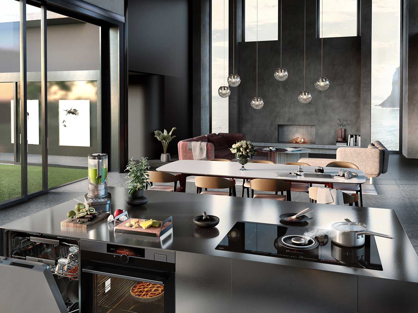 kitchen，AEG，household electrical appliances，Home Furnishing，an electric appliance，Import，