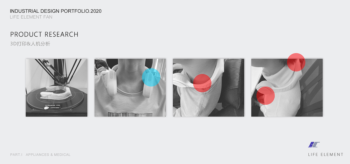 Fan，headset，wear，Portable，outdoors，