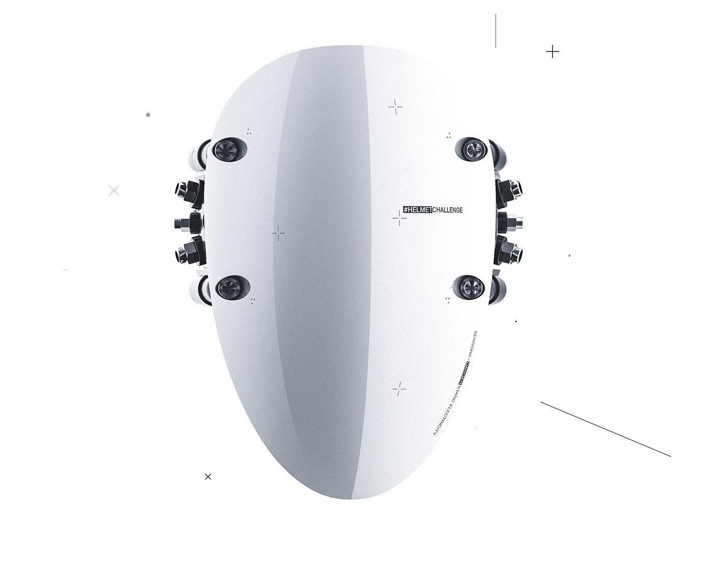 Mechanical helmet，Creative helmet，robot，Creative design，Unique shape，