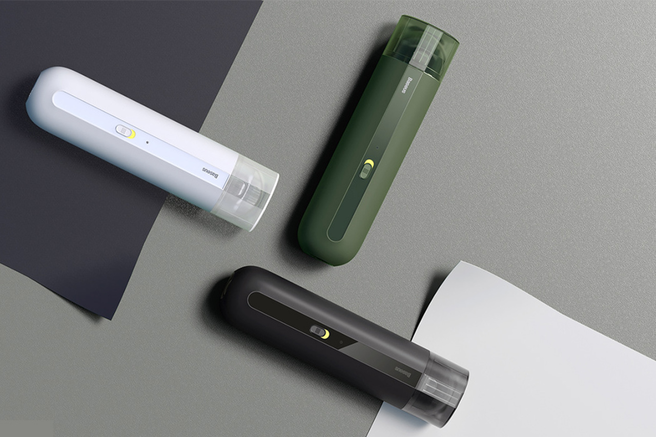 兼顾了样式和功能的迷你吸尘器设计 普象网