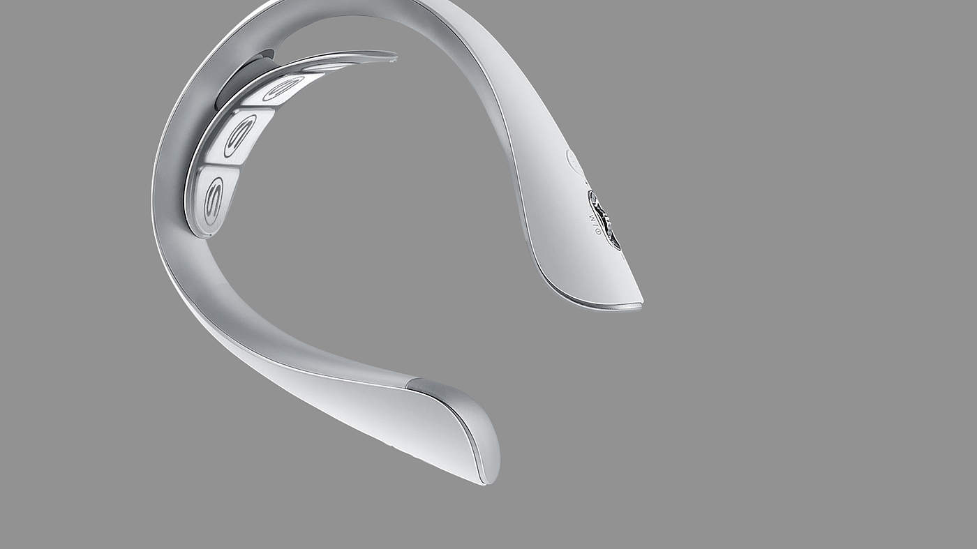 2020 if Award，2020 red dot award，SKG，Neck massage instrument，Smart wearable device，Designed，Cloud nest design，