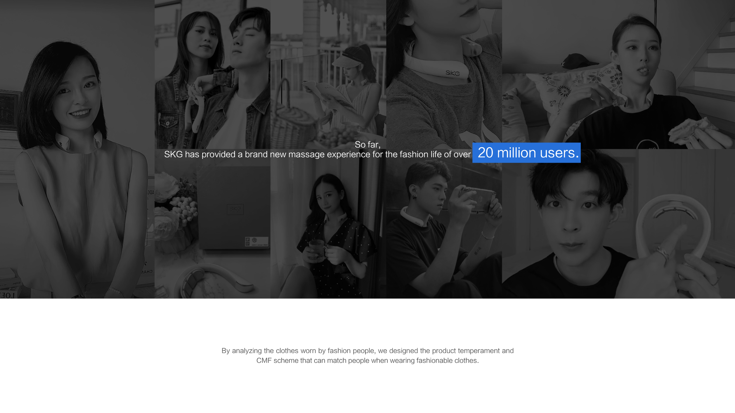 2020 if Award，2020 red dot award，SKG，Neck massage instrument，Smart wearable device，Designed，Cloud nest design，