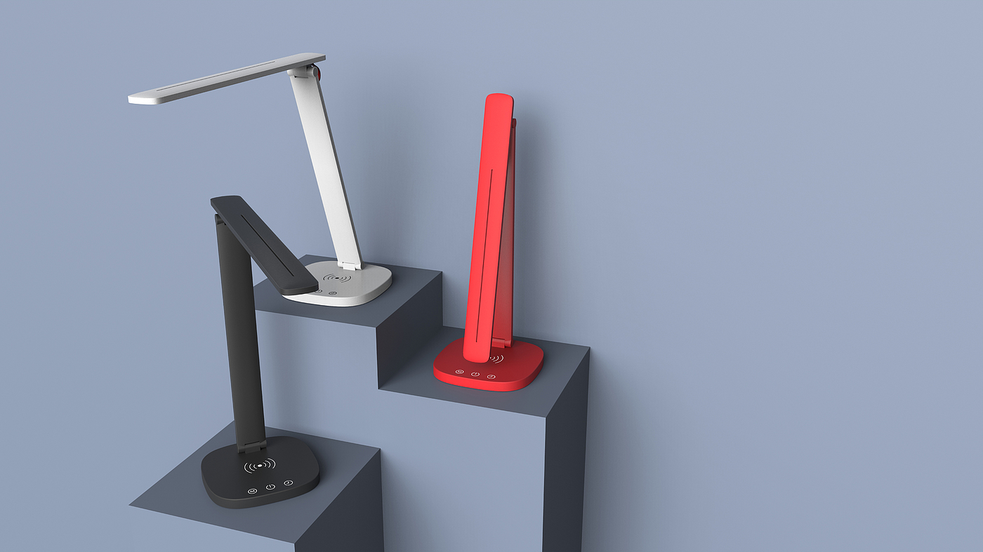 Wireless charging，Desk lamp，Writing lamp，multi-function，Simplicity，