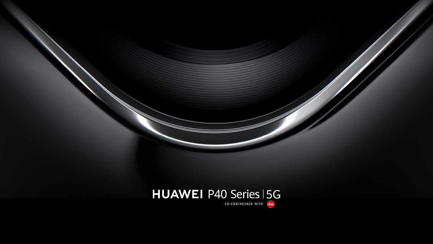 Huawei，P40，Minimalism，c4d，
