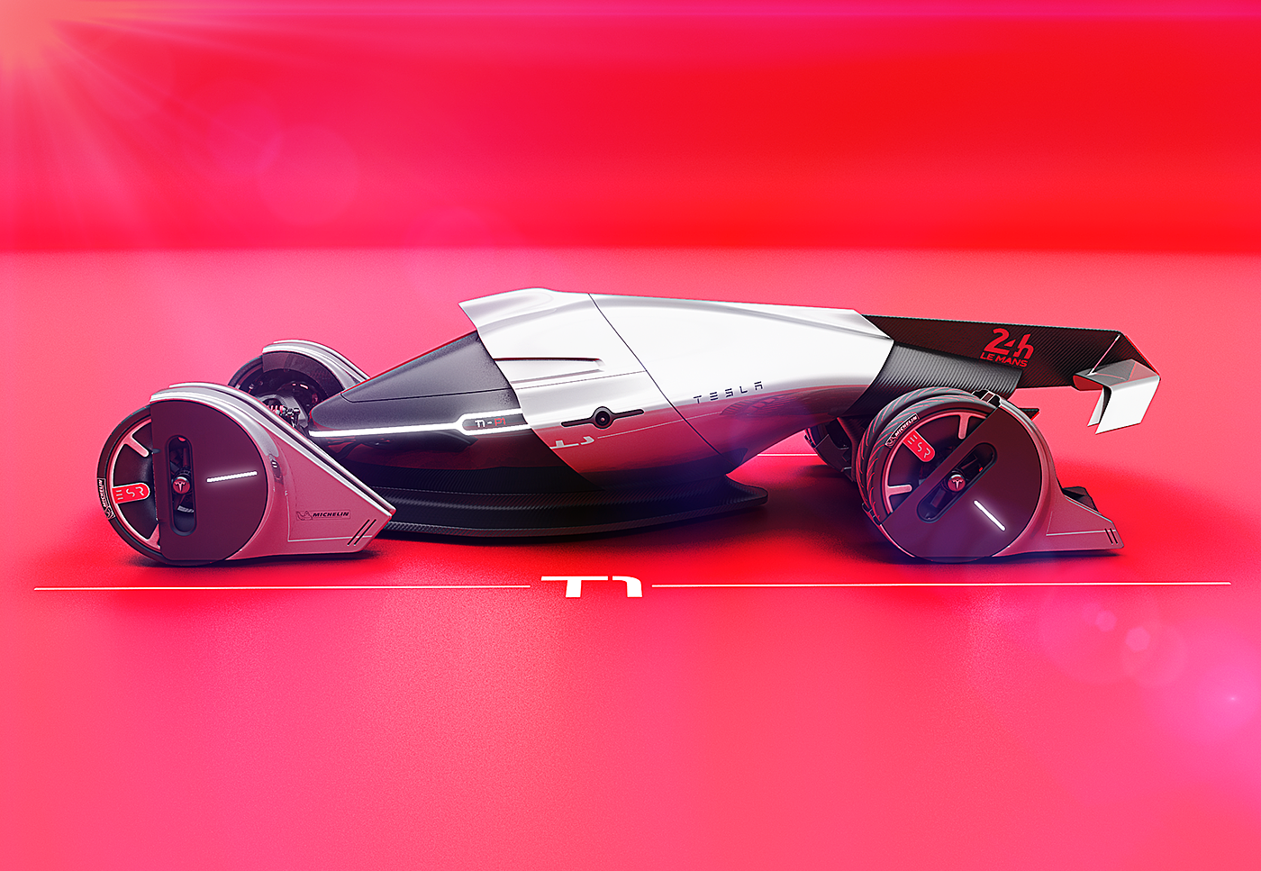 Tesla，racing，conceptual design，f1，t1，