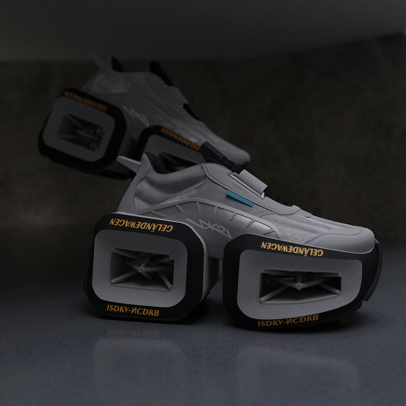 ISDKV RAN，concept，Futurist，Architecture，shoes，Digital，