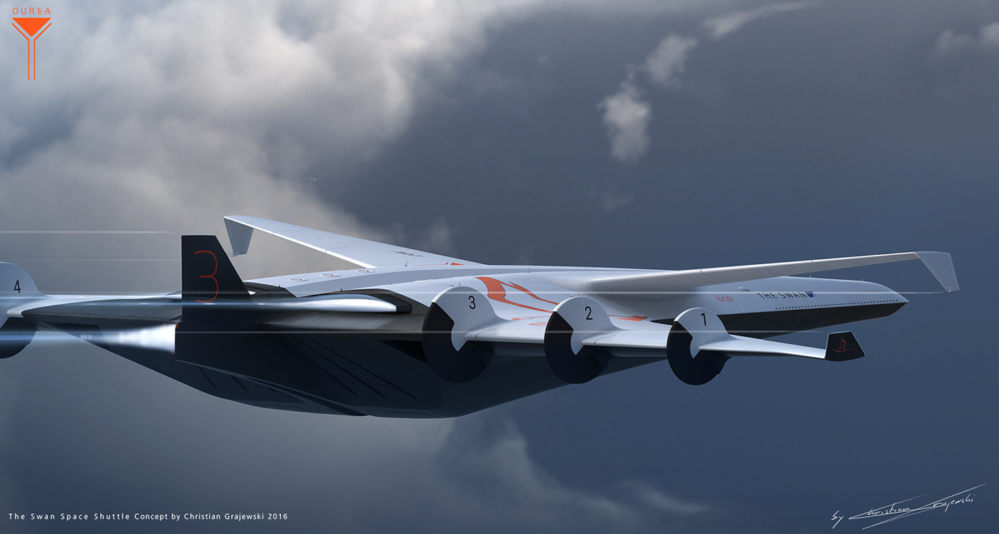 天鹅swan航天飞机概念设计