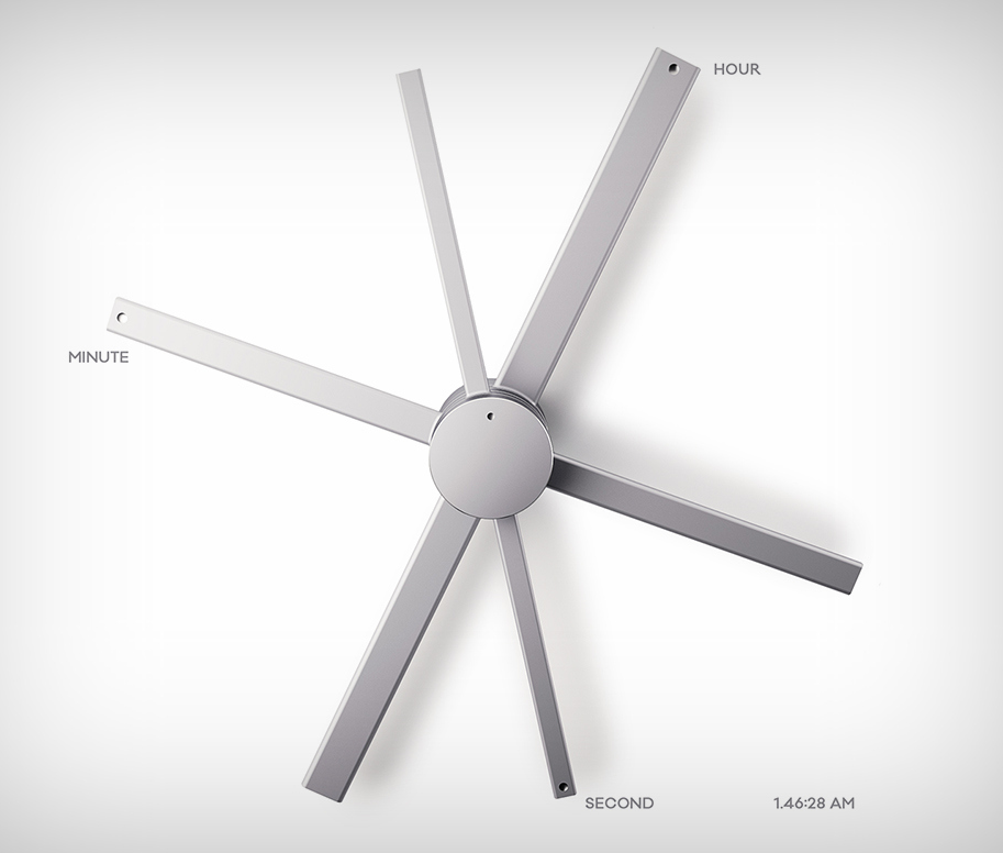 Metal pointer，Minimalist style，Simplicity，Clock，Wall clock，