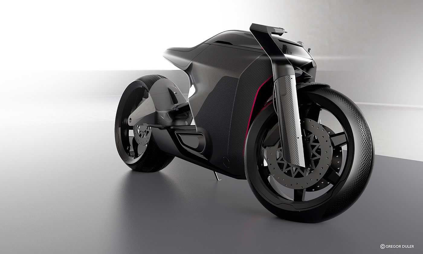 Two wheeled electric vehicle，Cool look，Design rendering，motorcycle，Electric motorcycle，