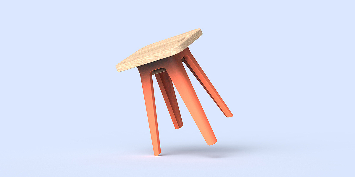 simple and easy，Small stool，combination furniture，clever，carpentry，