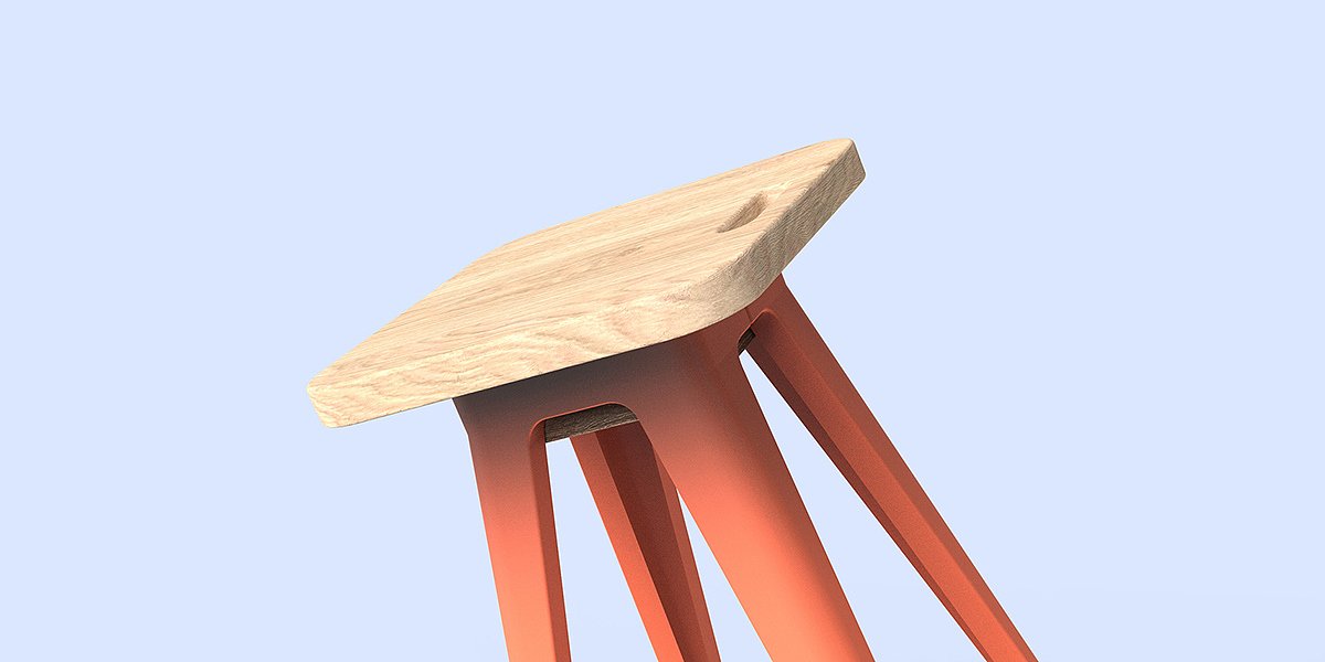 simple and easy，Small stool，combination furniture，clever，carpentry，