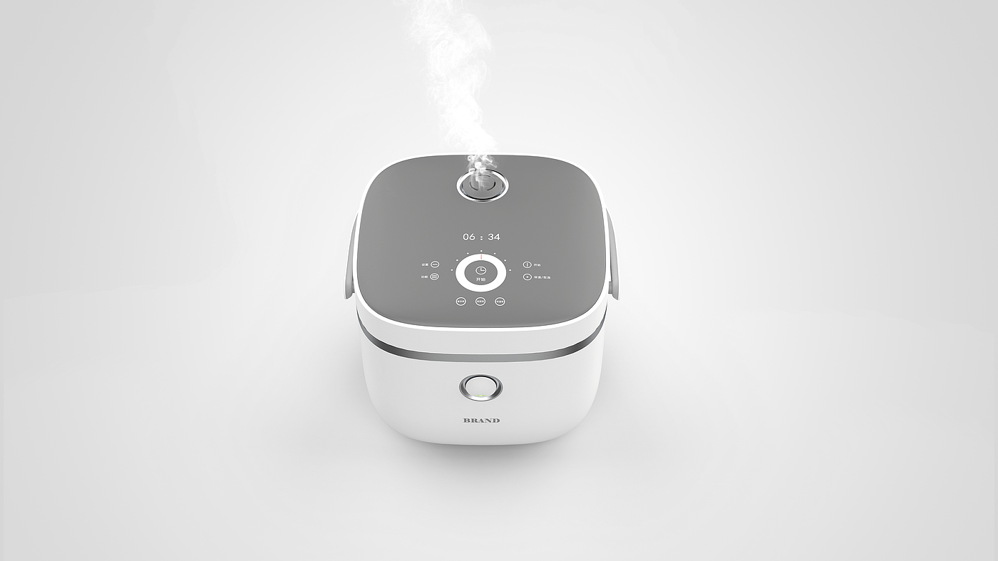 Mellow，white，household electrical appliances，kitchen，modern，Simplicity，rice cooker，