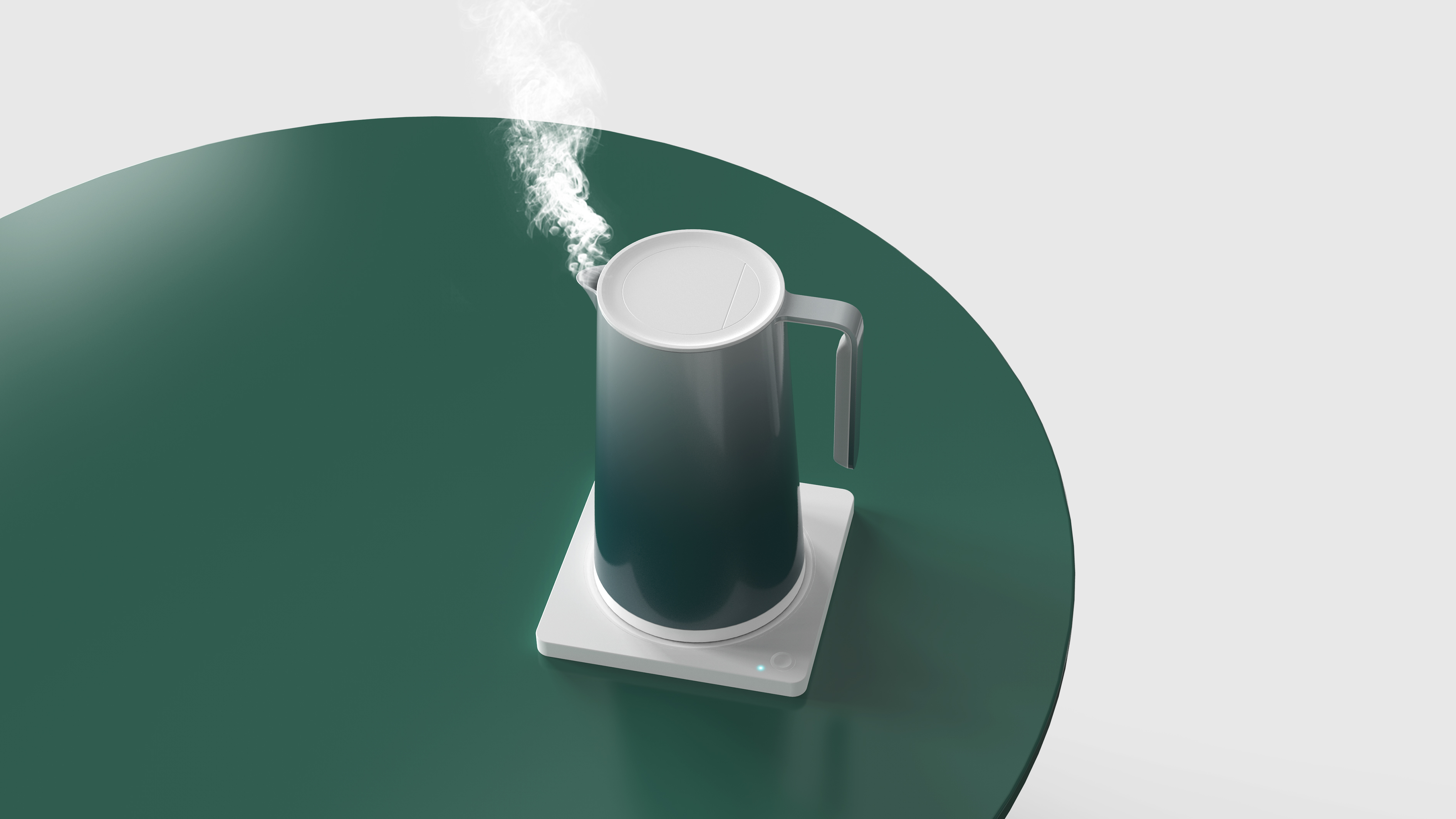 kettle，Simplicity，Gradual change，Color matching，household electrical appliances，atmosphere，innovate，