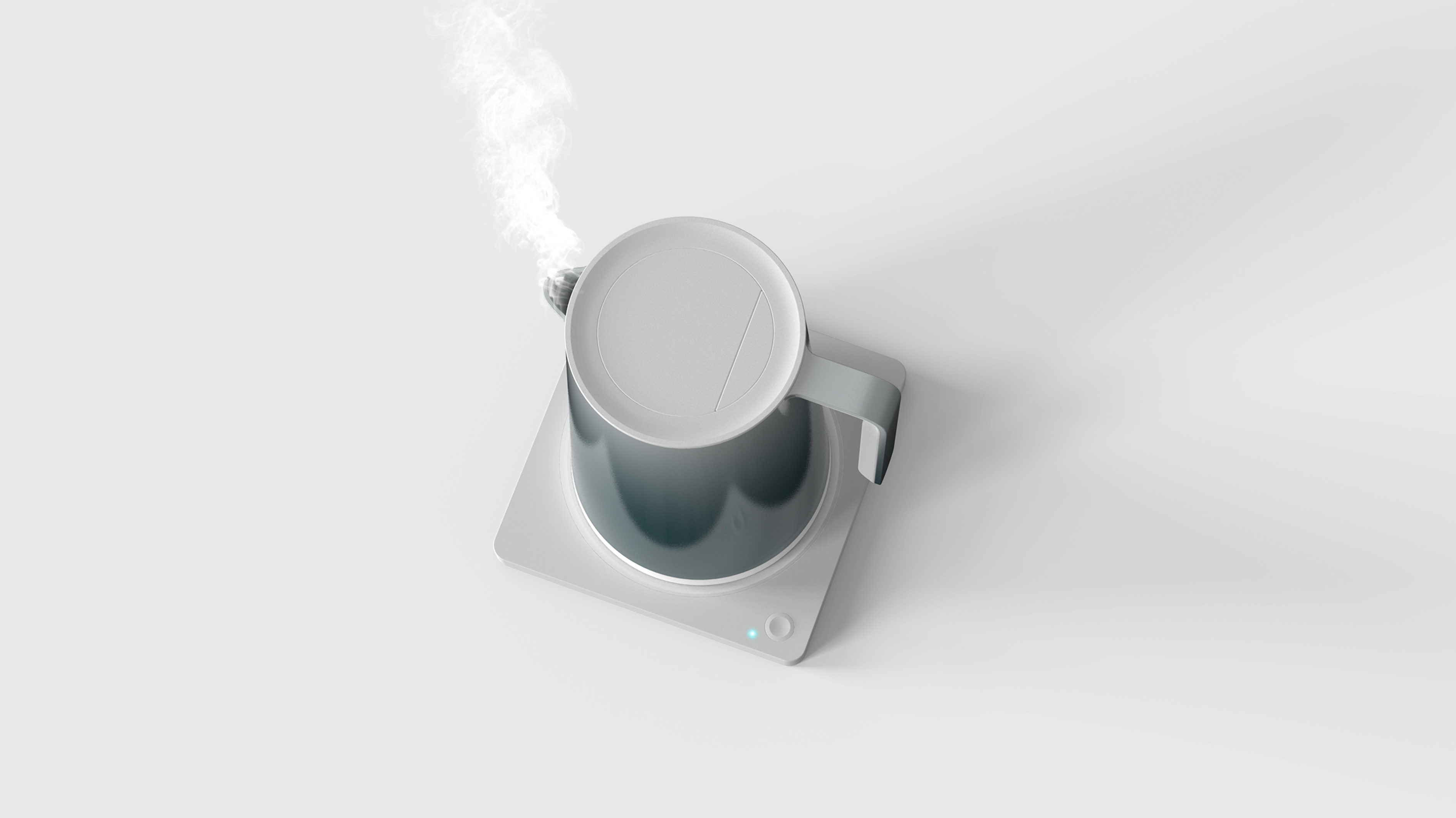 kettle，Simplicity，Gradual change，Color matching，household electrical appliances，atmosphere，innovate，