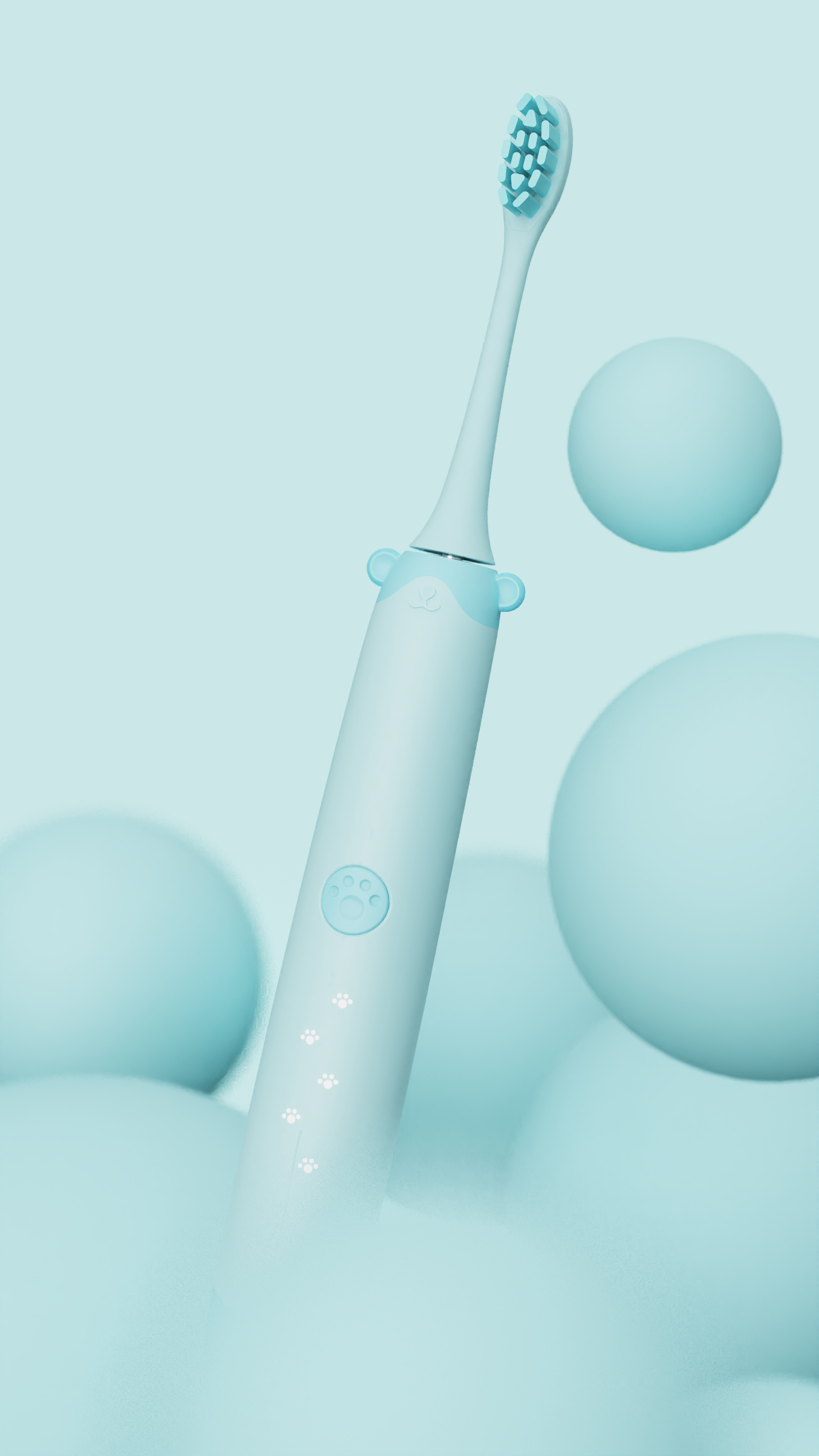 Children's toothbrush，product design，