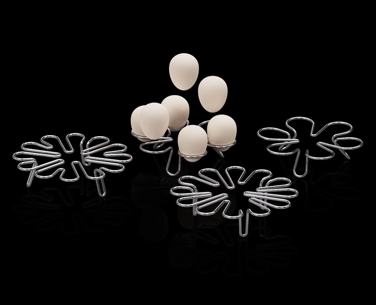 Housewear & Furnishings，Kitchen tools，rack，kitchen，Happy Poetry，gesture，Kitchen artifact，Steamed egg rack，