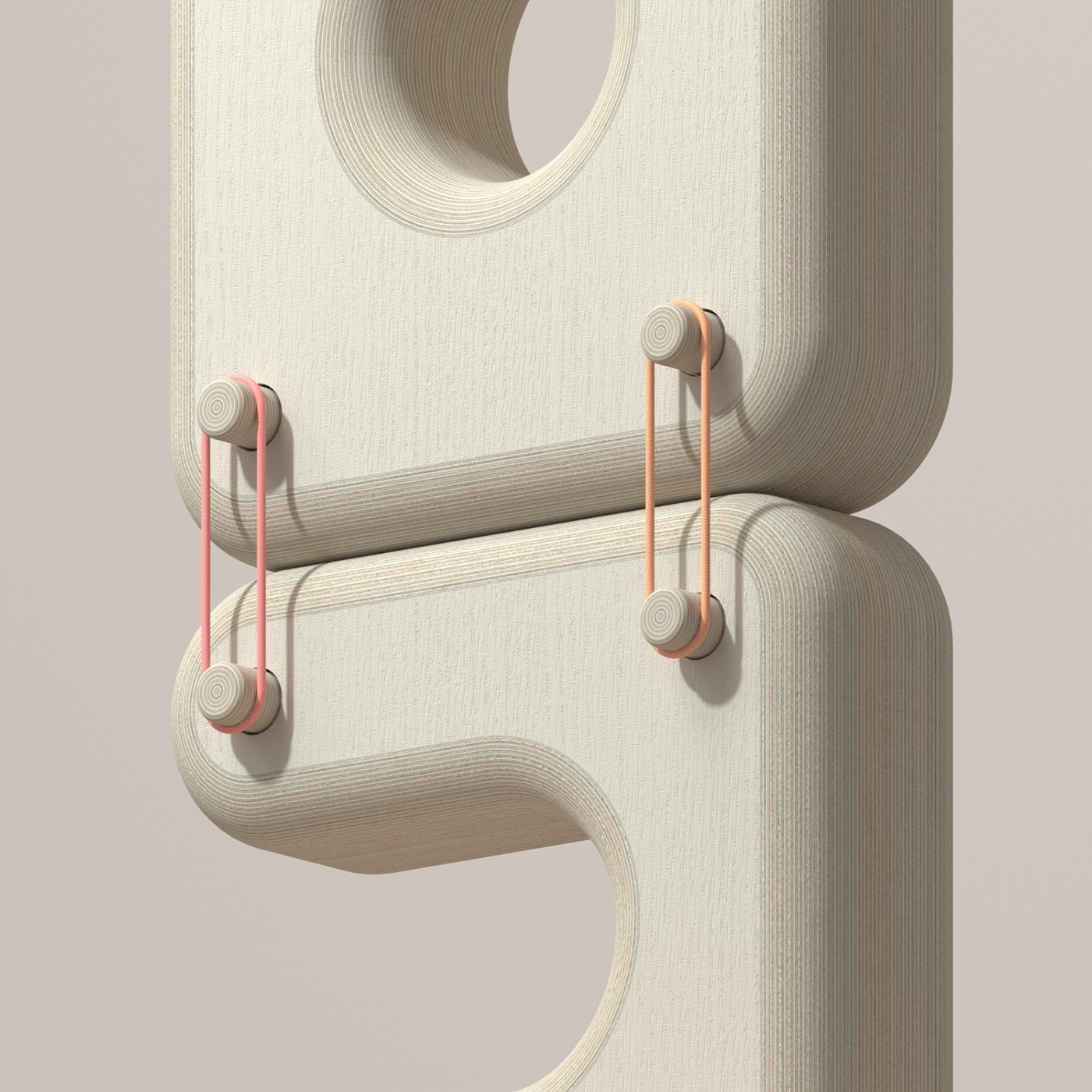 Sculpture，woodiness，connect，