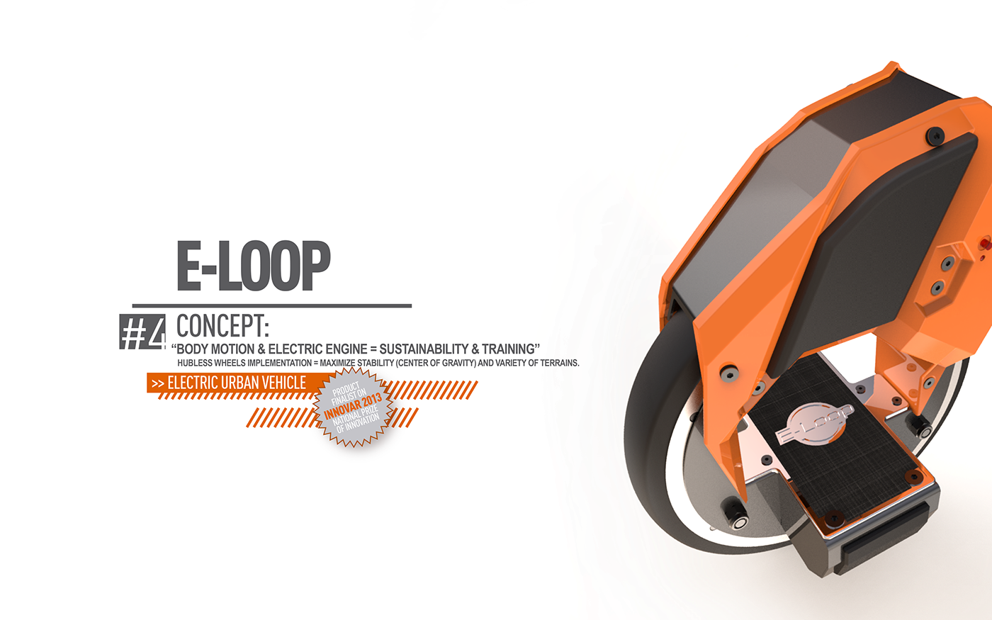 e-loop，Electric bicycle，industrial design，Scooter design，