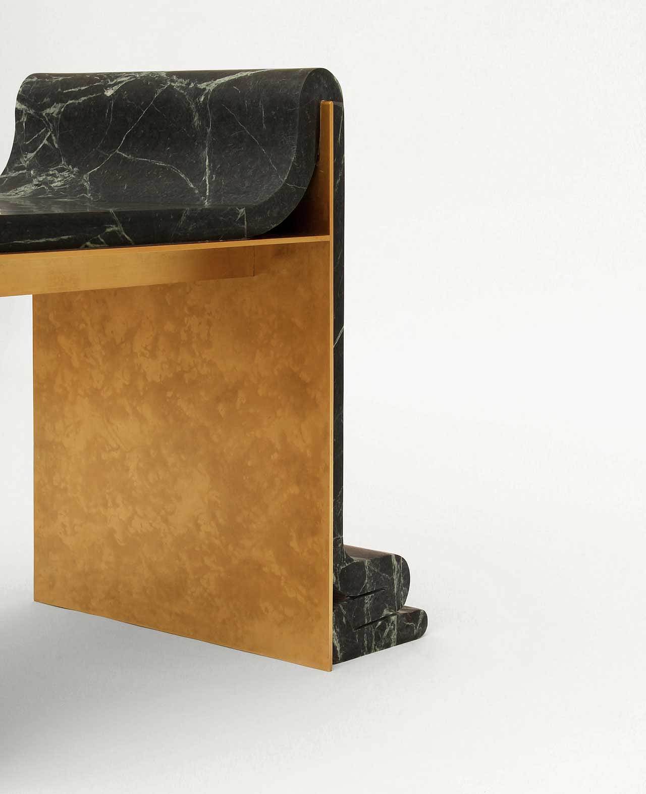 chair，Marble，brass，Art，practical，