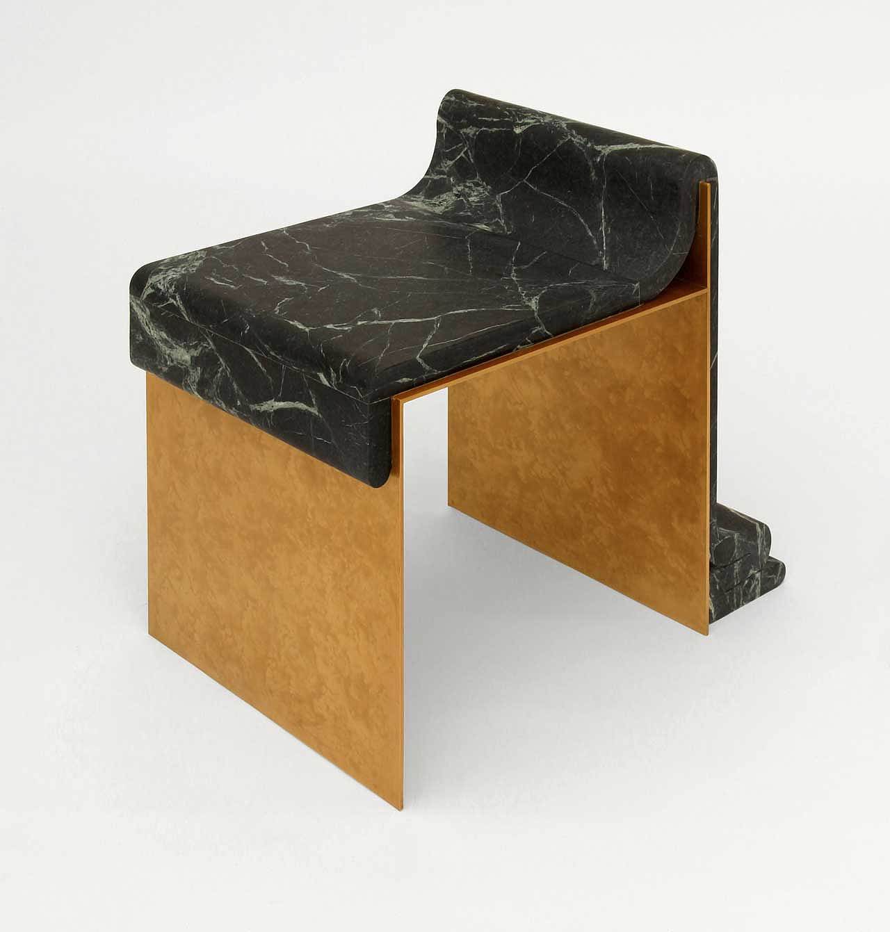 椅子，大理石，黄铜，艺术，实用，