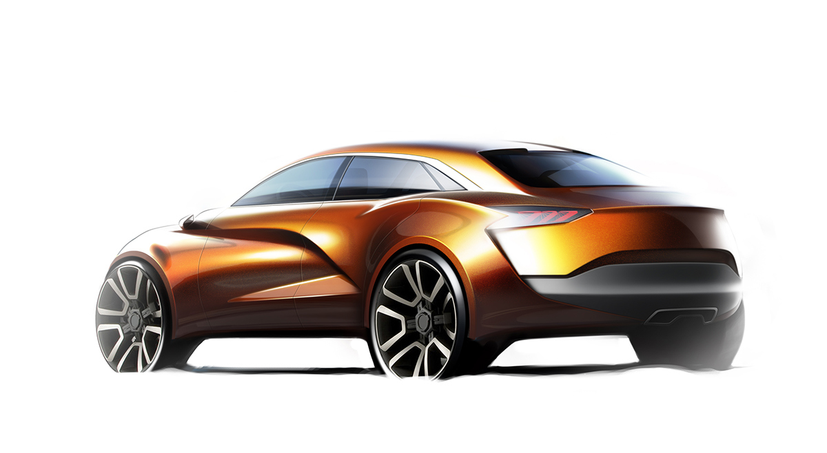 汽车外观设计,手绘稿,工业设计,漂亮,设计欣赏