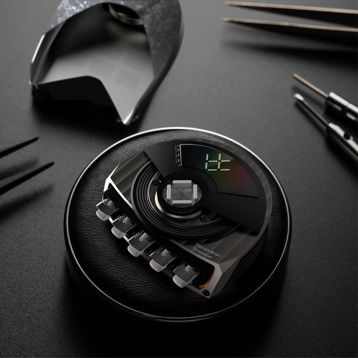 Ferrari，Timer design，industrial design，Watch design，ufo，Cool look，Future concept，