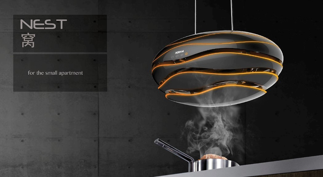 intelligence，Smoke lampblack machine，industrial design，Home appliance design，conceptual design，
