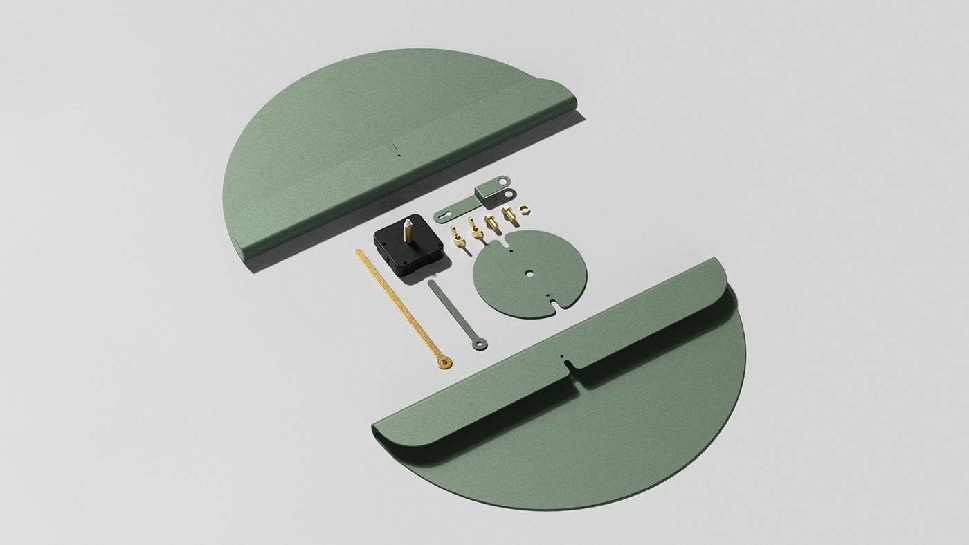 Clock，suspension，crevice，